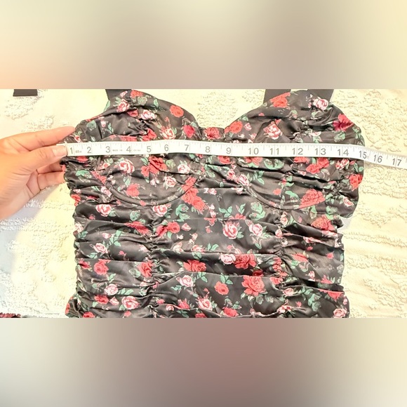 Pink and Red Bodycon Mini Dress - Picture 8 of 9